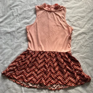 Candie's Damenbluse ärmellos hoher Ausschnitt Pfirsichbluse Junior Größe Medium - Bild 1 von 5