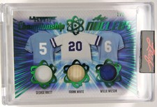2021 Leaf Ultimate Sports George Brett Frank White Willie Wilson Memorabilia 1/5