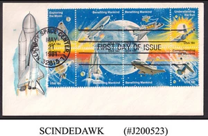 UNITED STATES USA - 1981 SPACE ACHIEVEMENT - 8V - FDC - Picture 1 of 1