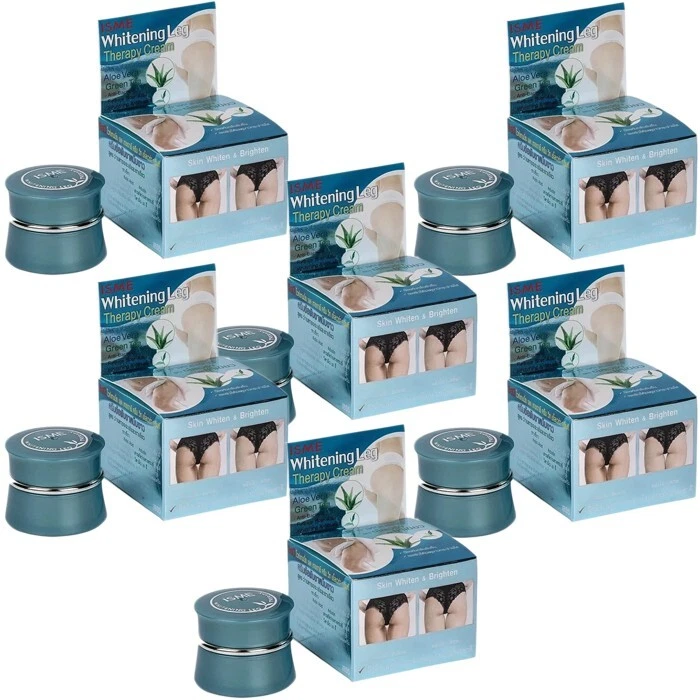 6xISME Crema de terapia de piernas blanqueadora de rodillas herbales tailandesas piel firme clara 5 g. Gratis 1 Foto 1 de 4