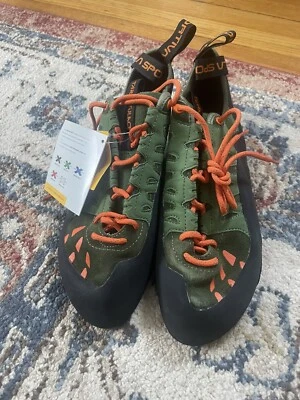 Zapatos de escalada La Sportiva Tarantulace oliva/tigre para hombre talla 45 USM 11,5 Foto 1 de 4