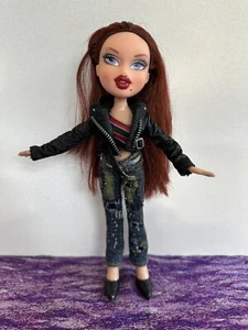 Bratz Roxxi Twiinz 1ª Edición 2004 Muñeca MGA Chaqueta de Cuero Pelo Rojo Largo - Imagen 1 de 15