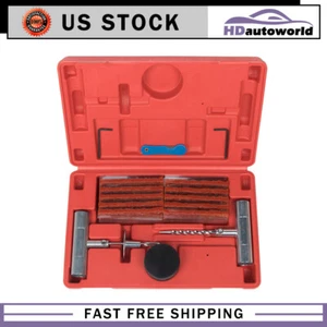 57X TIRE REPAIR KIT DIY FLAT TIRE REPAIR CAR TRUCK MOTORCYCLE HOME PLUG PATCH - Picture 1 of 15
