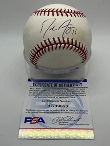 Dustin Ackley Seattle Mariners Signed Autograph Official OMLB Baseball PSA DNA - Picture 1 of 2