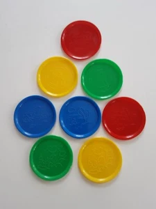 Vintage Royal Products Untersetzer, "West Coaster" Design Kunststoff Bargeschirr, 8er Set - Bild 1 von 4