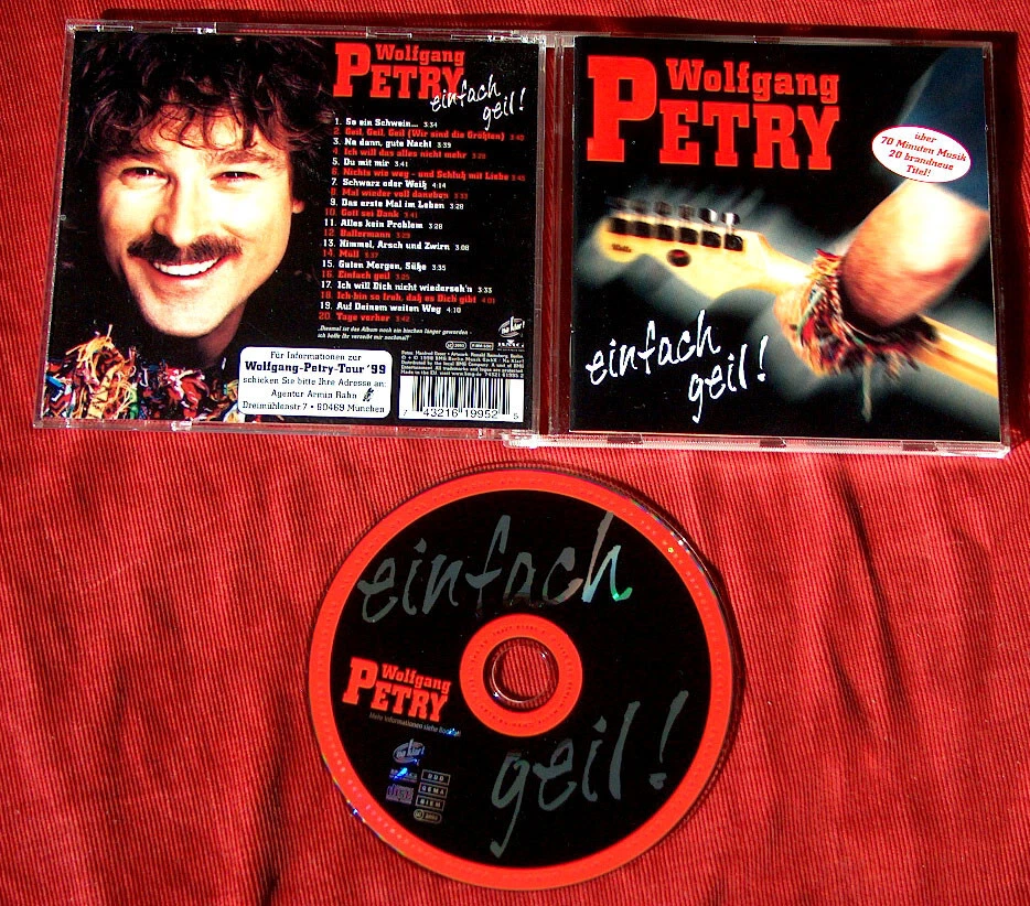 WOLFGANG PETRY Einfach geil! 1998 GERMANY CD TOP! 20 Songs! ROCK BALLERMANN KULT - Bild 1 von 1