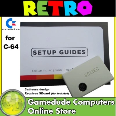 SD2IEC CABLELESS C-64 Floppy Drive Emulator Requires SDcard - atmega1284p  [F03] - Bild 1 von 4
