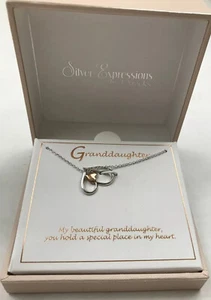 Silver Expressions Granddaughter Necklace 18” NIB $50 Kohls Necklace - Picture 1 of 11