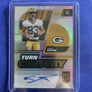 2022 PANINI DONRUSS ELITE SAMORI TOURE ROOKIE TURN THE CENTURY SILVER AUTO /99