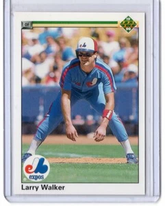 Upper Deck 1990 Larry Walker #466 Rookie - Foto 1 di 1