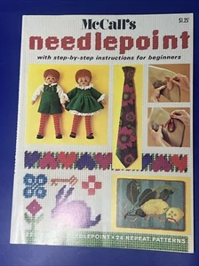 Vintage 1972 McCall's Needlepoint Magazine Step By Step Instructions Book 2 - Picture 1 of 6
