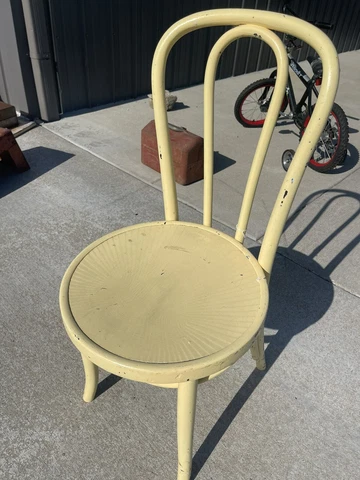 Vintage Rustic Bentwood Bistro Dining Chair Mid Century Modern Thonet Style BH Cover