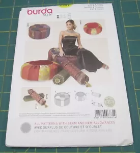 Modello Burda #6881 - Ottomano, pouf, cuscini - NON TAGLIATO - Foto 1 di 2