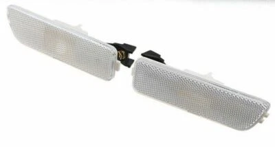 CLEAR Front Bumper Reflector Side Marker Light For VW MK4 GOLF JETTA CABRIO - Image 1 of 3