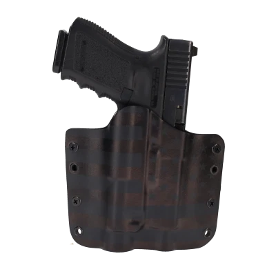 OWB Light Holster - Kahr Handguns -O-Light PL- Turbo- Optic - Stealth Black - Image 1 of 4