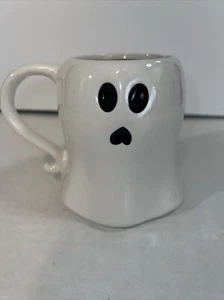 Ghost Coffee Tea Mug 15oz Ivory White Halloween Way To Celebrate Spooky Spook - Picture 1 of 4
