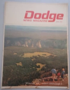 Dodge news factory magazine April 1965 with Sandy Koufax Yellowstone - Picture 1 of 2