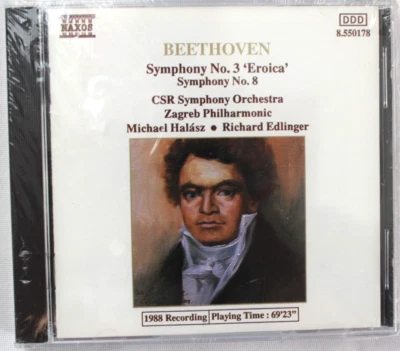 BEETHOVEN SYMPHONY NO 3 EROICA MICHAEL HALASZ RICHARD EDLINGER [NEW CD] - Image 1 of 4