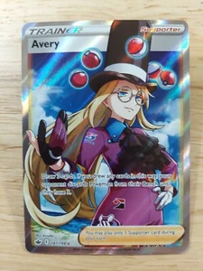Avery 187/198 Chilling Reign NM Full Art Ultra Rare Pokemon Card - Picture 1 of 2