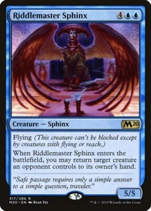 RIDDLEMASTER SPHINX x4 mtg NM-M M20 Magic Core Set 2020 4 Rare - Picture 1 of 1