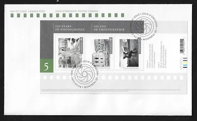 Canada First Day Cover Issue — 2017, Art, 150 Years of Photography - 5 #3011 - Image 1 of 2