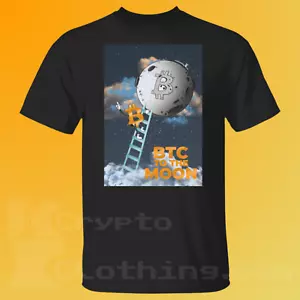 Bitcoin BTC Crypto Cryptocurrency Altcoin HODL Black T-Shirt UPC87 - Picture 1 of 2