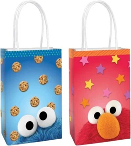Everyday Sesame Street Kids Birthday Party Favor Paper Kraft Bags - Picture 1 of 1