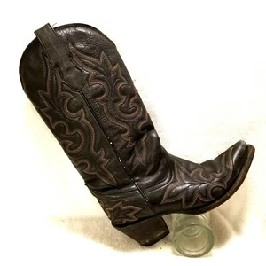 Corral Botas western de mujer sz 6.5 M negro con costuras elegantes Stock R1954 - Imagen 1 de 12