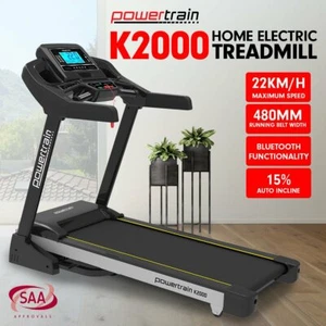 Powertrain K2000 Electric Treadmill 3.0 HP with Auto Incline and Fan - Picture 1 of 11