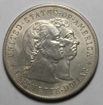 1900 Lafayette Commemorative Silver Dollar H16 - Image 1 of 2