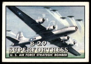 Topps Wings #51 B-29 Superfortress 1952 en muy buen estado-muy buen estado - Imagen 1 de 2