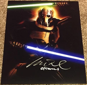 MATT WOOD SIGNED STAR WARS 11X14 PHOTO GENERAL GRIEVOUS AUTOGRAPHED - Picture 1 of 1