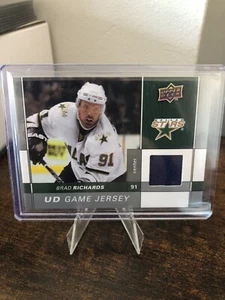 2009-10 Upper Deck Series 1 - UD Game Jersey - Brad Richards (NAVY BLUE) RARE!!! - Picture 1 of 1