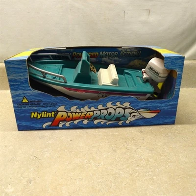 Vintage Nylint Power Props Boat In Box, No. 1206, Battery Operated - Image 1 of 4