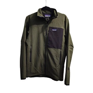 Patagonia Jacke Herren Größe Small Olivgrün Outdoor Fleecefutter Brusttasche - Bild 1 von 16