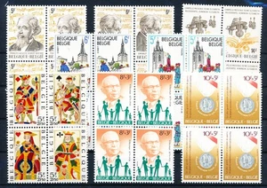 LS63195 Belgium mixed thematics blocks of 4 MNH - Picture 1 of 1