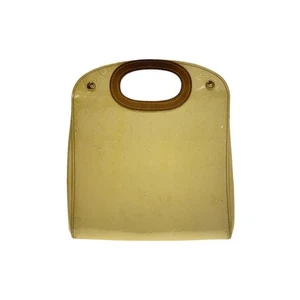 Louis Vuitton M91378 Maple Drive Vernis Hand Bag Yellow Monogram Jaapn Authentic - Picture 1 of 9