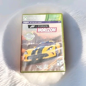 Forza Horizon Platinum Hits Kinect Compatible Microsoft Xbox 360 2004 No Manual  - Picture 1 of 4
