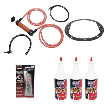 Lucas Oil 10121 SAE 75W140 Gear Oil Change Kit, 8.2/8.5 Inch GM Foto 1 de 4