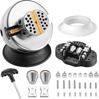 Ball Vise Engraving Tool 360° Rotate with 36PCS Jewelry Setting Kits 3''-5'' - Image 1 of 4