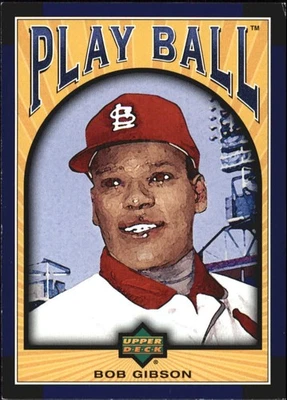 2004 Upper Deck Play Ball Blue #36 Bob Gibson - BB - Image 1 of 2