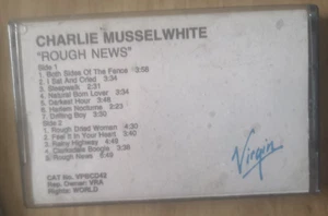 Charlie Musselwhite - Rough News - PROMO Cassette - Virgin - Picture 1 of 6