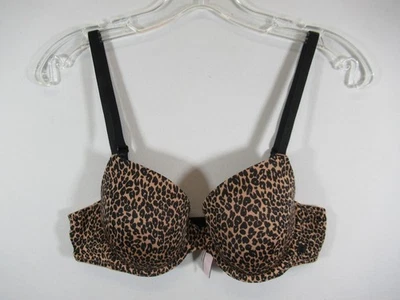 Sujetador Victoria's Secret Demi forrado con estampado animal 38B con aros Foto 1 de 4