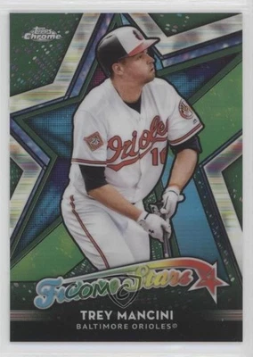 2018 Topps Chrome Future Stars Green Refractor /99 Trey Mancini #FS-16 - Image 1 of 2
