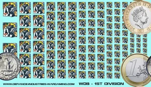 Word of Blake - 1st Division - Waterslide Decals for Battletech - Picture 1 of 1