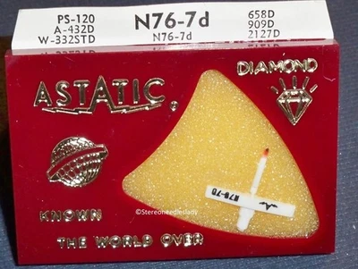 Astatic N76-7d NEEDLE 166-D7 for CONCERT HALL 102 211 214 301 302 310 - Image 1 of 2