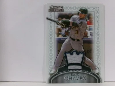 2005 Bowman Sterling Eric Chavez #BS-EC - Image 1 of 2