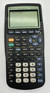 Texas Instruments TI-83 Plus wissenschaftlicher graphischer Taschenrechner Etui getestet funktioniert - Bild 1 von 6