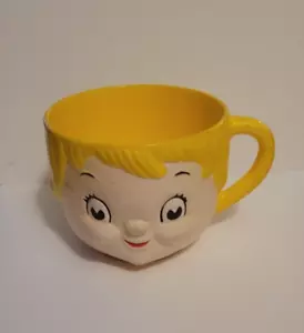 CAMPBELL'S SOUP KID DOLLY DINGLE 8 ONCE TAZZA DI PLASTICA PROMOZIONE 1975 - Foto 1 di 7