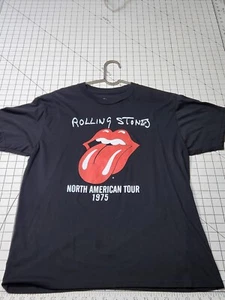 Shirt XL The Rolling Stones 1975 North American Tour Reprint - Bild 1 von 2